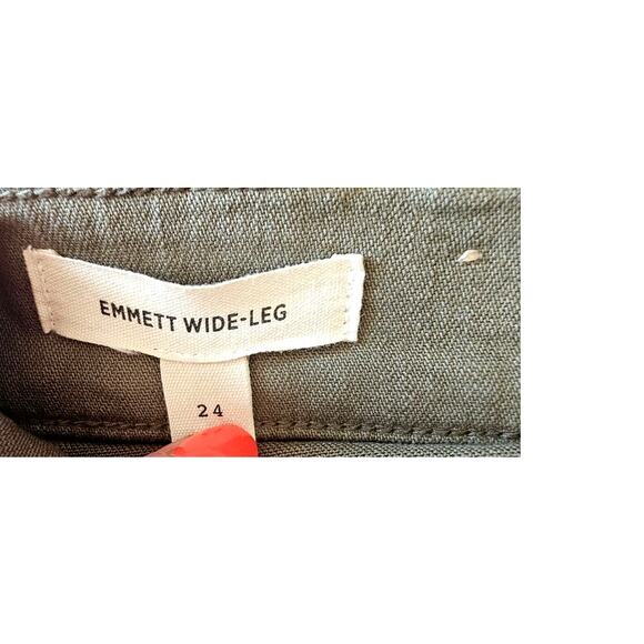 Madewell Emmitt Wide Leg High Rise Full Length Pants Jeans, Sz 24 - Picture 7 of 10